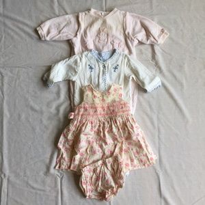 CARTER'S Baby Girl 3-6 mo Set of 3